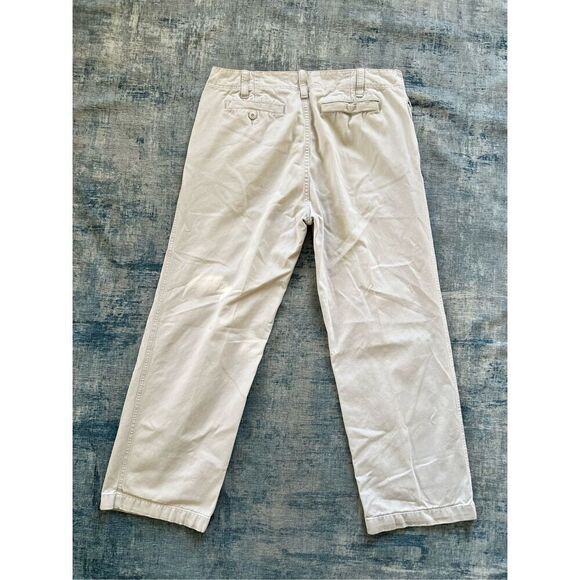 Gap Pale Wash Flat Front Favorite Khaki Chino Pants 36 x 30 - Picture 2 of 7